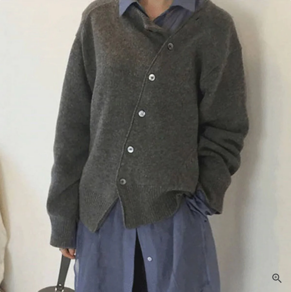 Gilet en cachemire à boutons femme – Fia