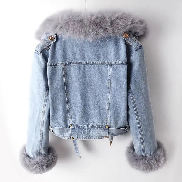 Veste en fausse fourrure femme