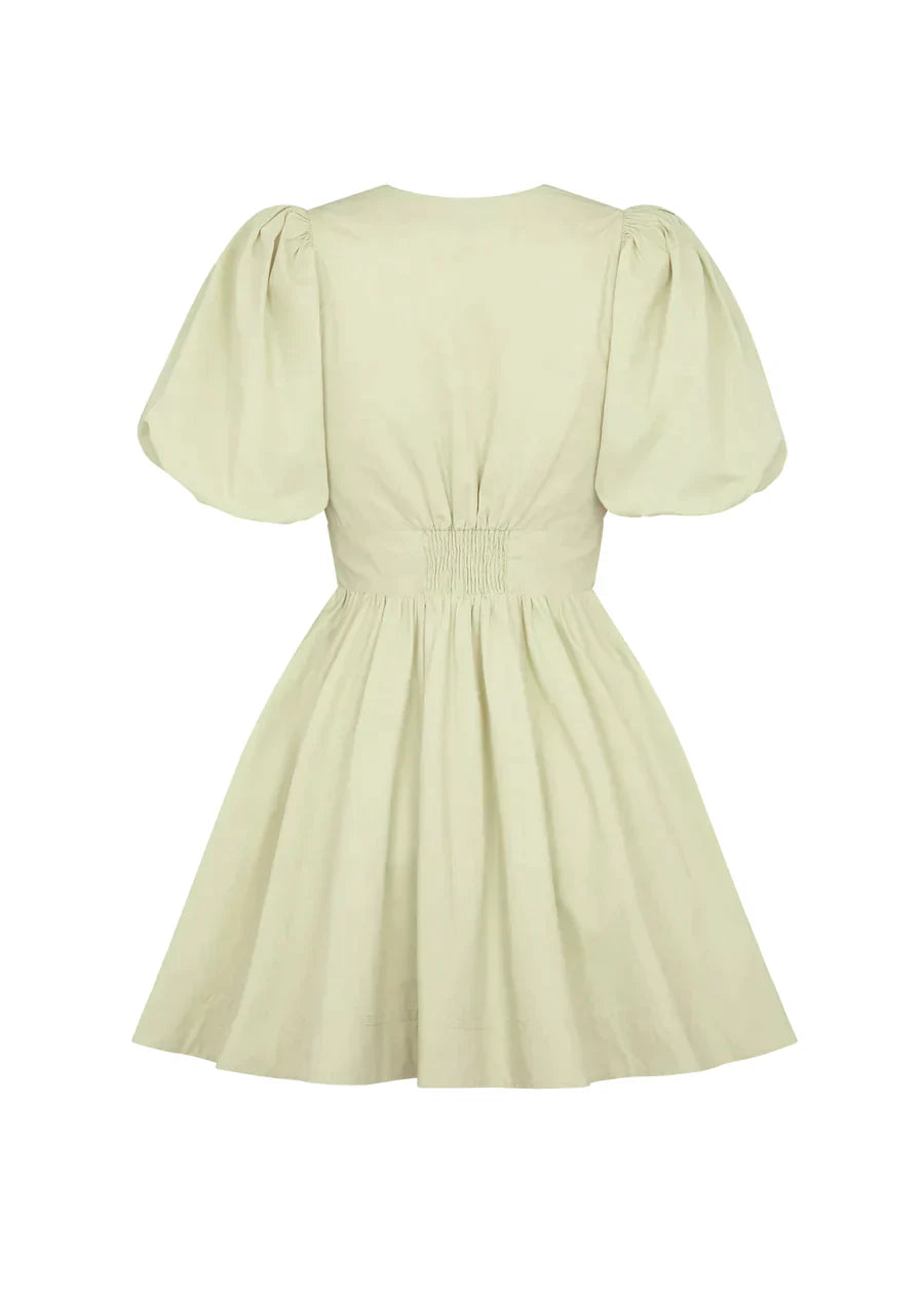 Robe courte lacée à découpes et nœud femme – Gemma