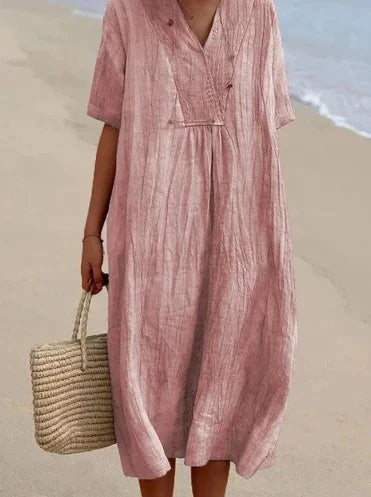 Robe en lin et coton femme – Kary