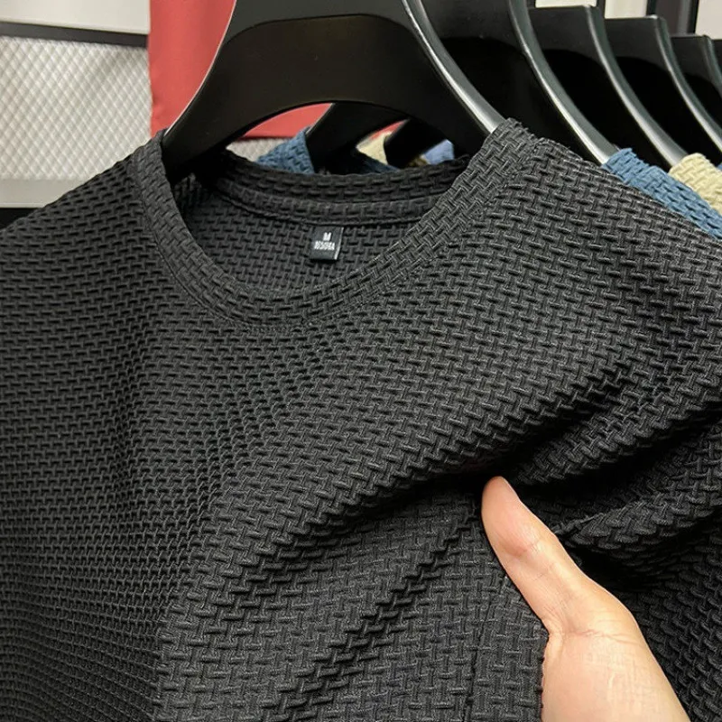 T-shirt manches courtes en maille soie glacée