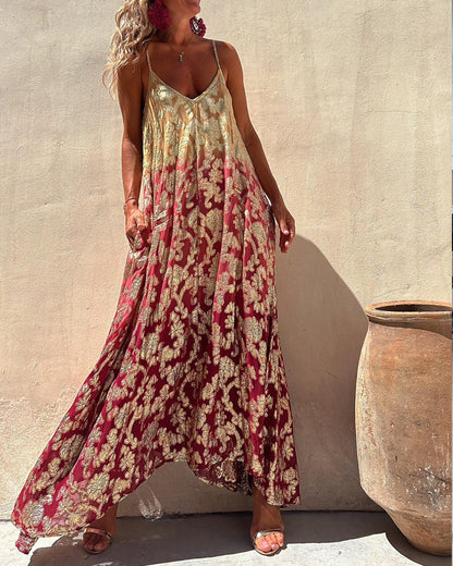 Robe imprimée femme