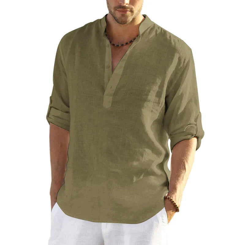 Hugo - Chemise unicolore à manches longues