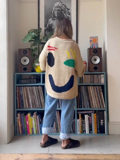 Pull en maille coloré femme – Dimanche heureux