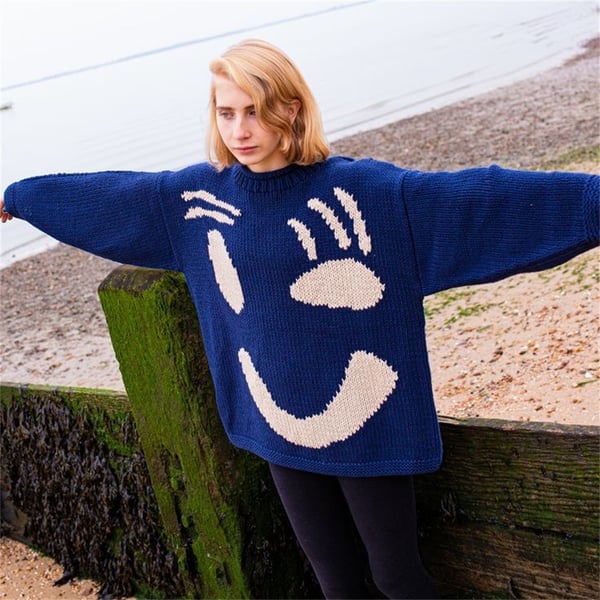 Pull en maille coloré femme – Dimanche heureux