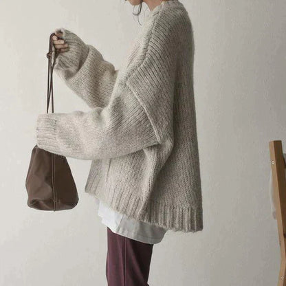 Pull oversize à poches femme – Emma