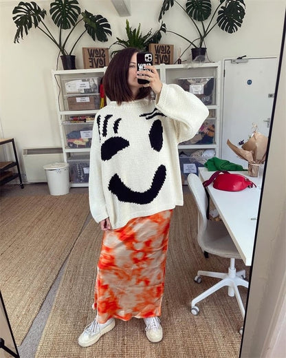 Pull en maille coloré femme – Dimanche heureux