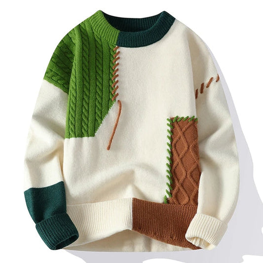 Pull col roulé homme