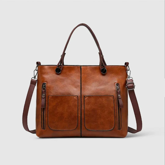 Sac en cuir végétal multi-compartiments femme – Verona