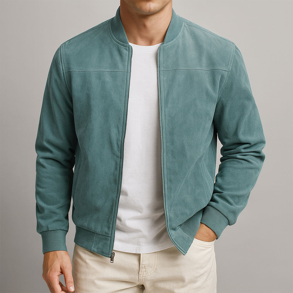 Veste en daim élégante