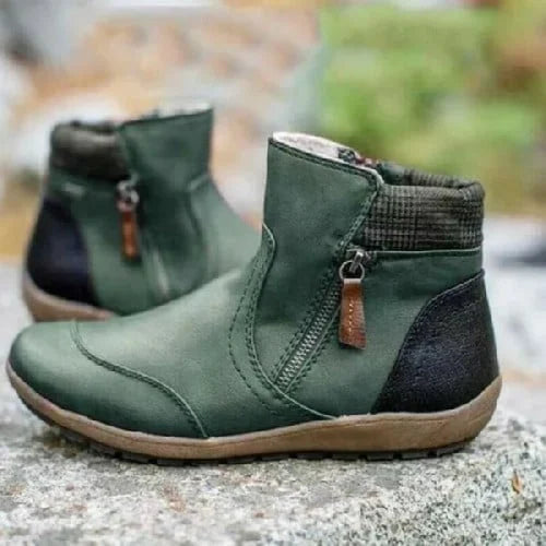 Bottines imperméables zippées femme – Gina