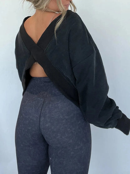 Sweat-shirt réversible femme