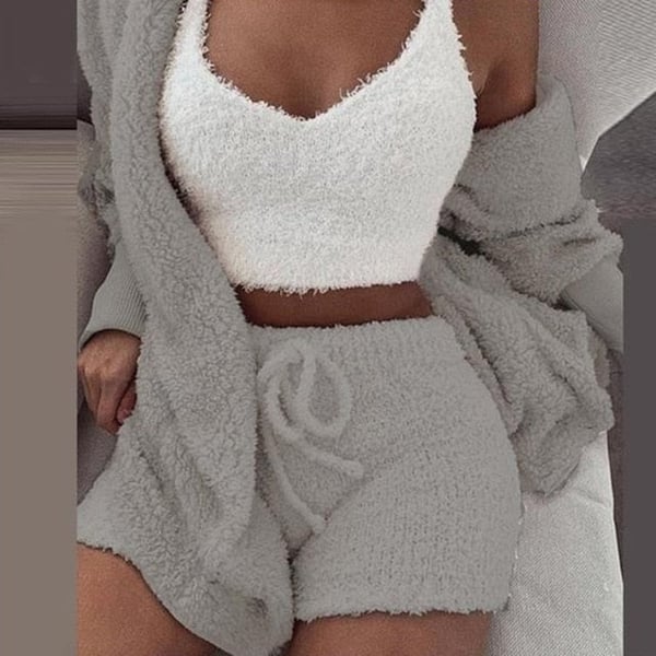 Ensemble en maille 3 pièces femme