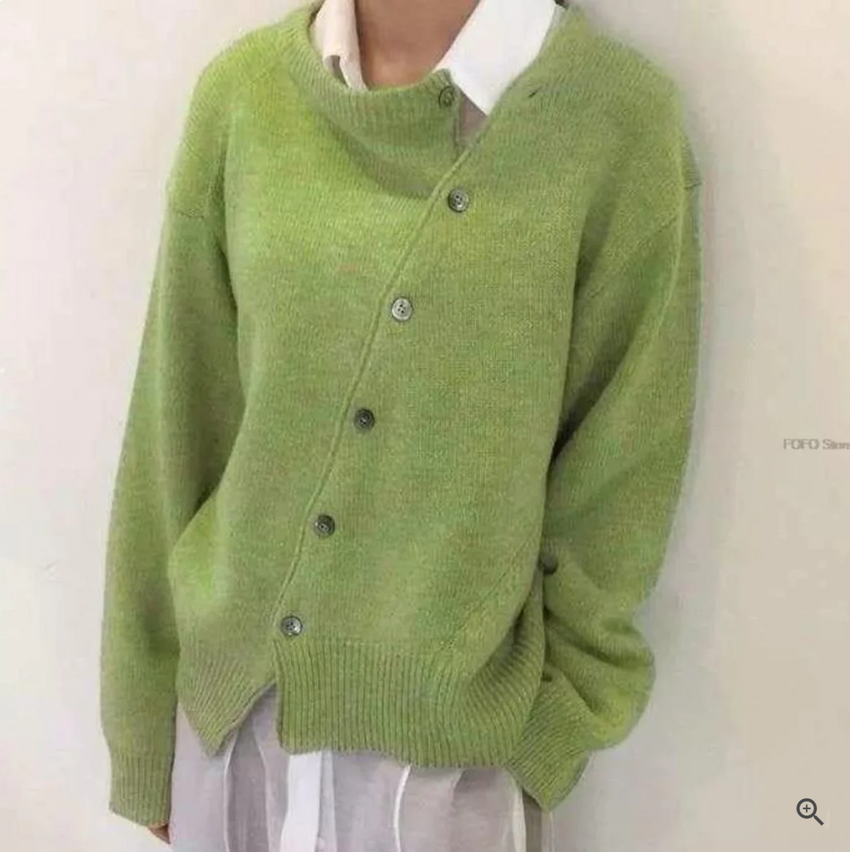 Gilet en cachemire à boutons femme – Fia