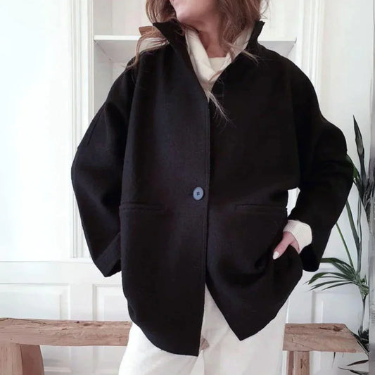 Cardigan uni manches longues femme – Michelle