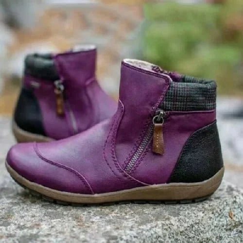 Bottines imperméables zippées femme – Gina