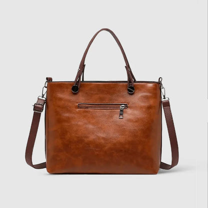 Sac en cuir végétal multi-compartiments femme – Verona