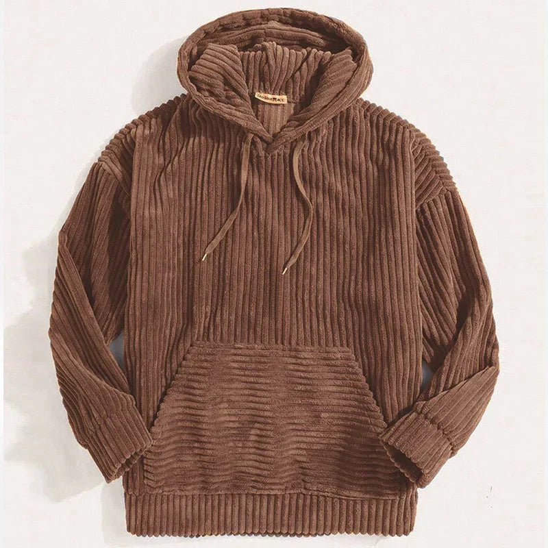 Sweat à capuche en velours