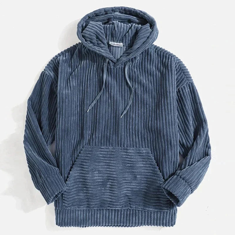 Sweat à capuche en velours