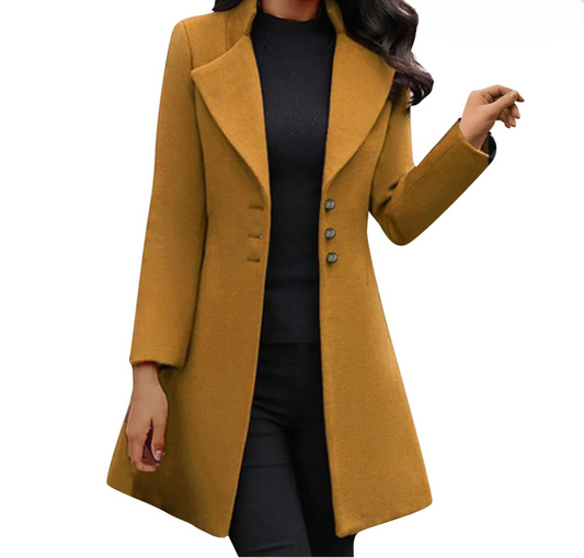 Manteau en laine manches longues – Vinci