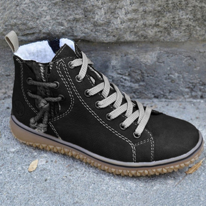 Chaussures en cuir vintage élégantes femme – Elvera