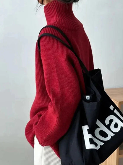 Pull col montant uni femme – Karen