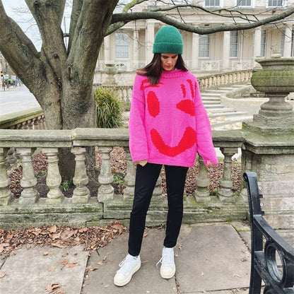 Pull en maille coloré femme – Dimanche heureux