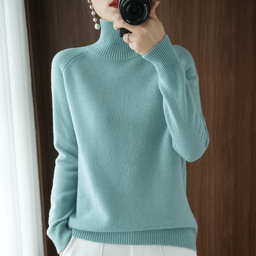 Pull col roulé uni femme – Michelle