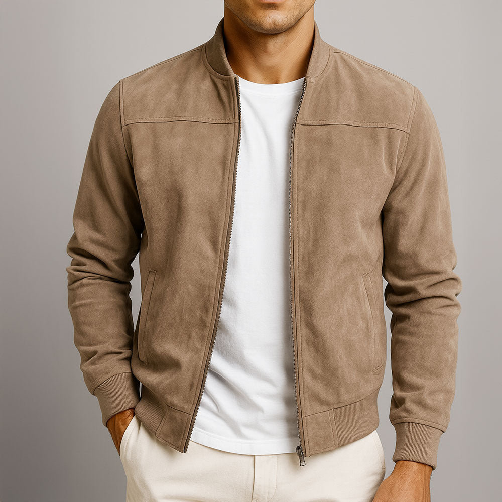Veste en daim élégante