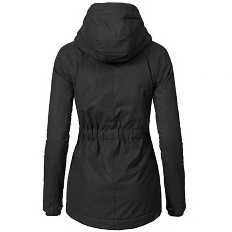 Manteau d'hiver imperméable à capuche femme – Tirza