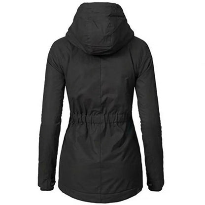 Manteau d'hiver imperméable à capuche femme – Tirza