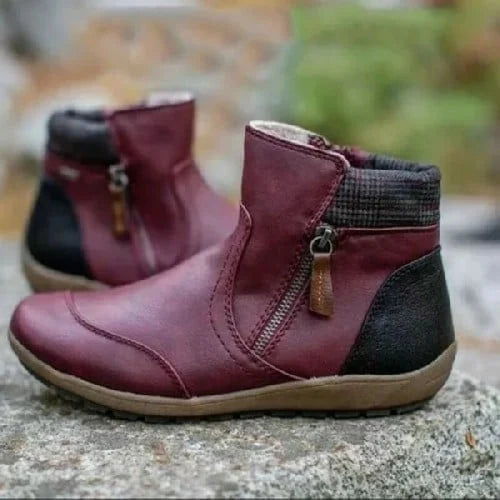 Bottines imperméables zippées femme – Gina