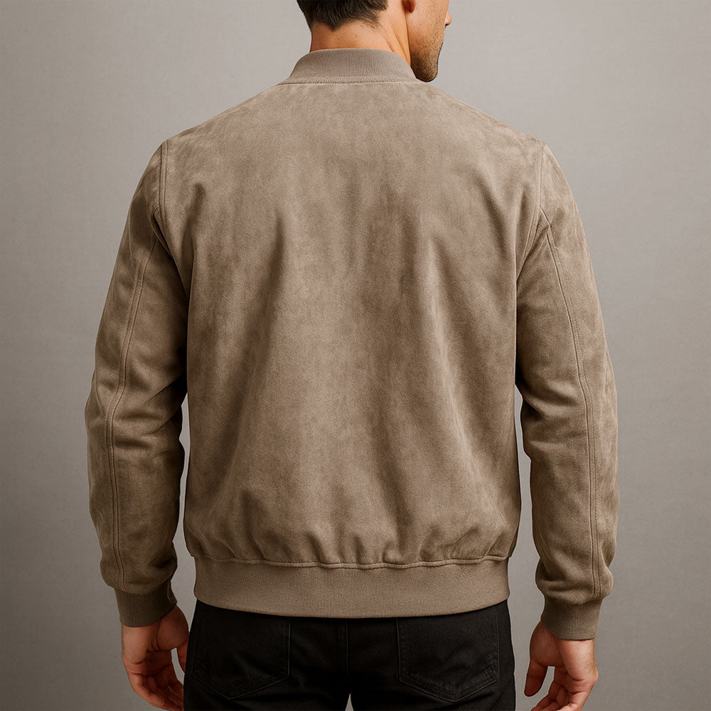 Veste en daim élégante