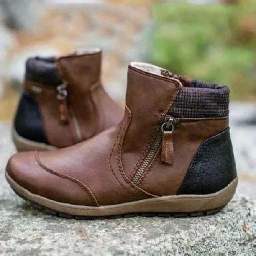 Bottines imperméables zippées femme – Gina