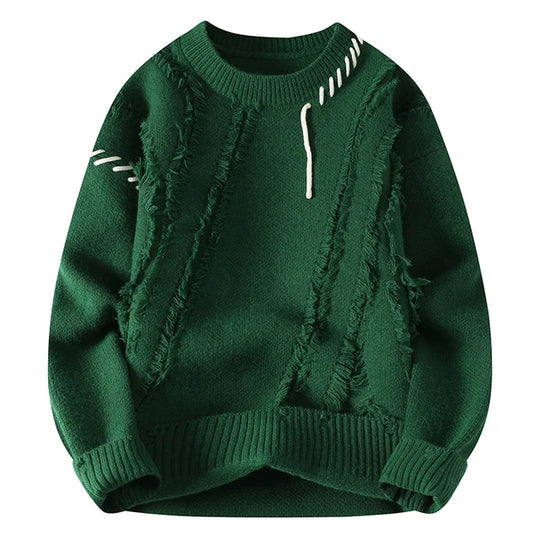 Pull col roulé homme