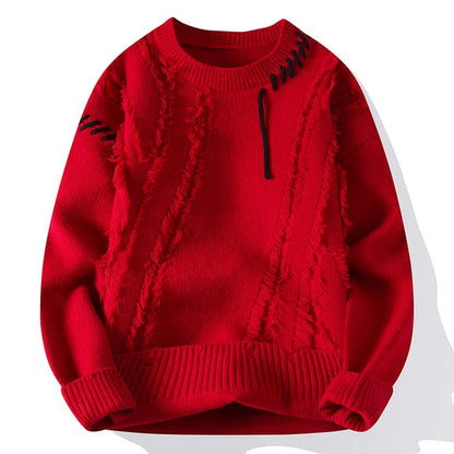 Pull col roulé homme