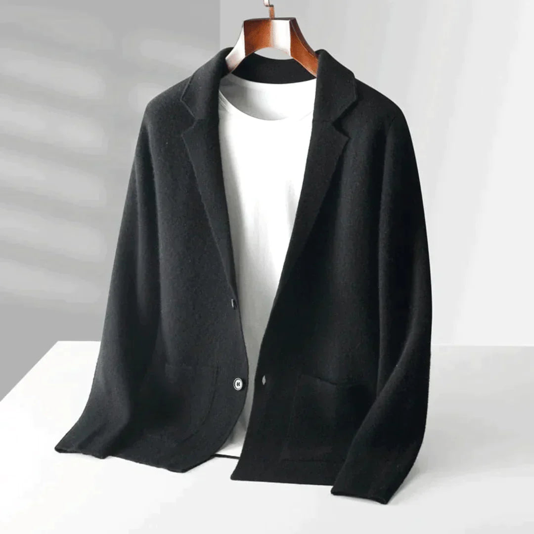Cardigan en laine mérinos homme – Stéphane