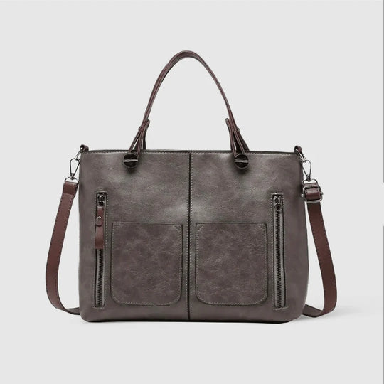 Sac en cuir végétal multi-compartiments femme – Verona