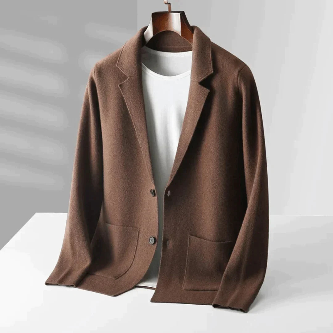 Cardigan en laine mérinos homme – Stéphane