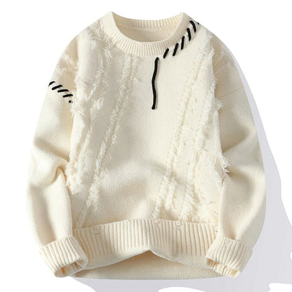 Pull col roulé homme