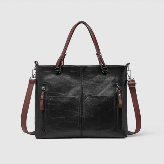 Sac en cuir végétal multi-compartiments femme – Verona