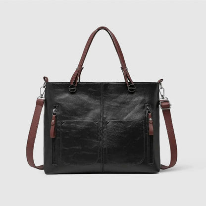 Sac en cuir végétal multi-compartiments femme – Verona