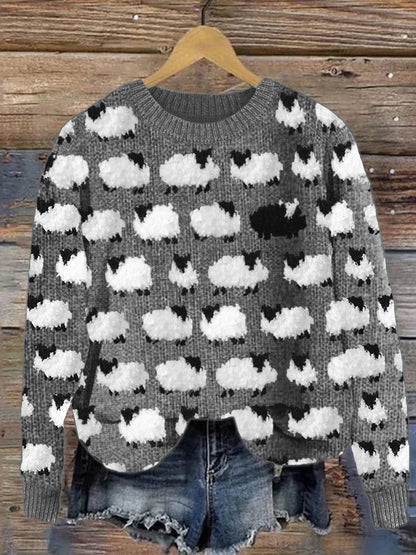 Pull en laine vintage douillet femme – Marta