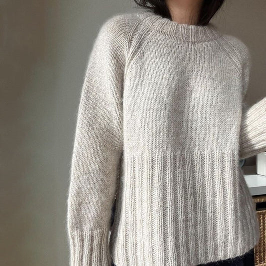 Pull uni manches longues femme – Catrina