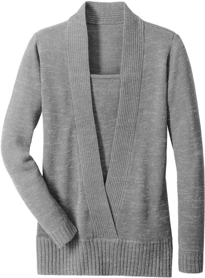 Pull croisé en maille uni femme – Wendy