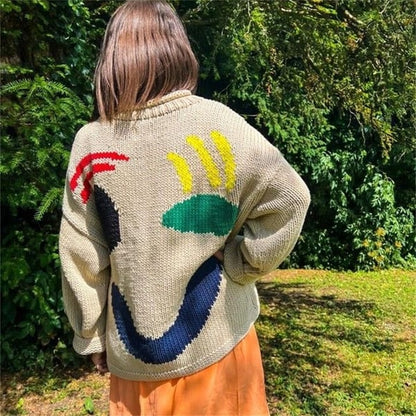 Pull en maille coloré femme – Dimanche heureux