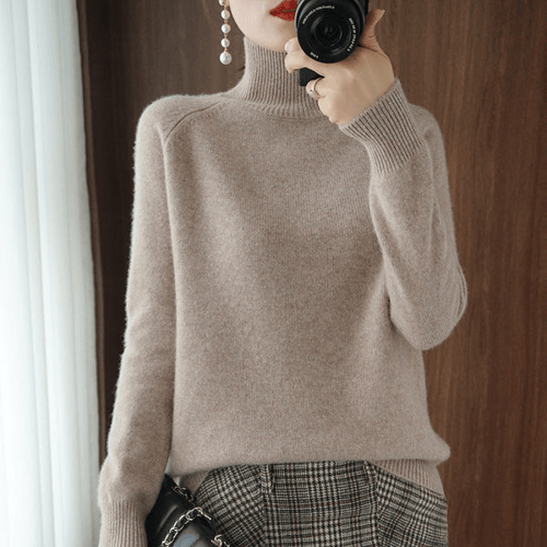 Pull col roulé uni femme – Michelle