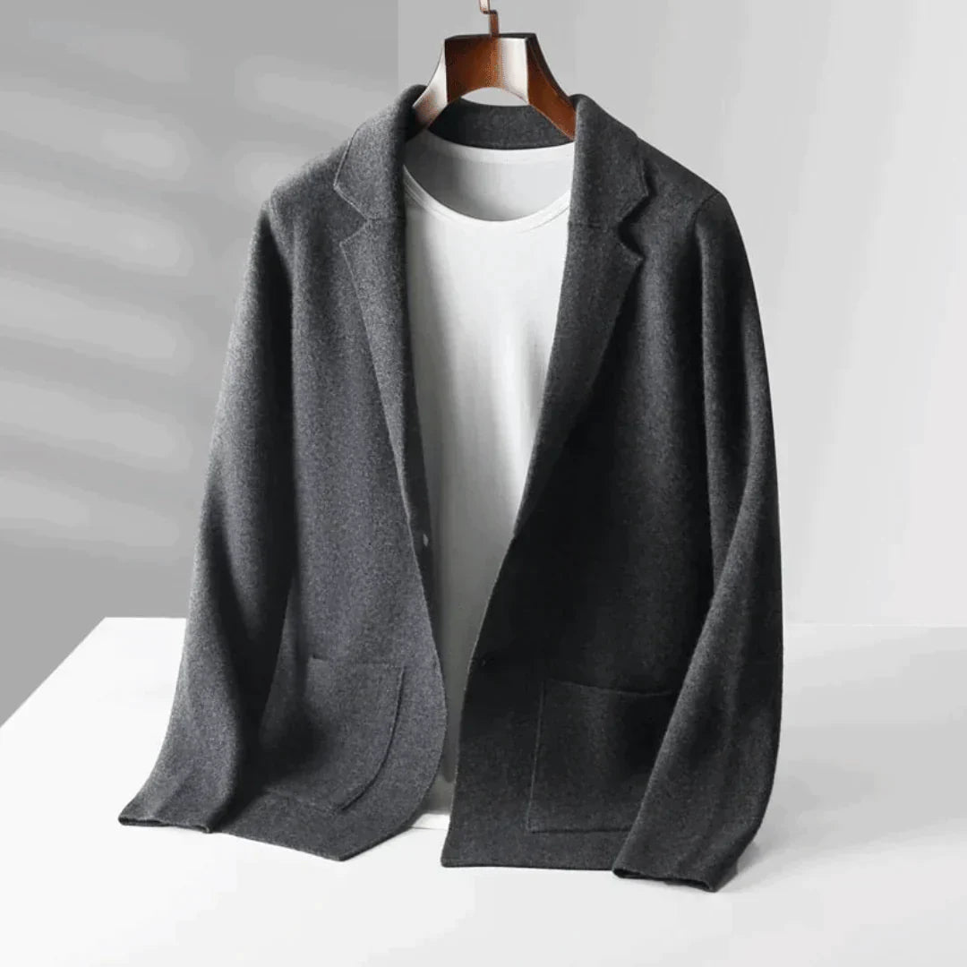 Cardigan en laine mérinos homme – Stéphane