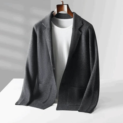 Cardigan en laine mérinos homme – Stéphane