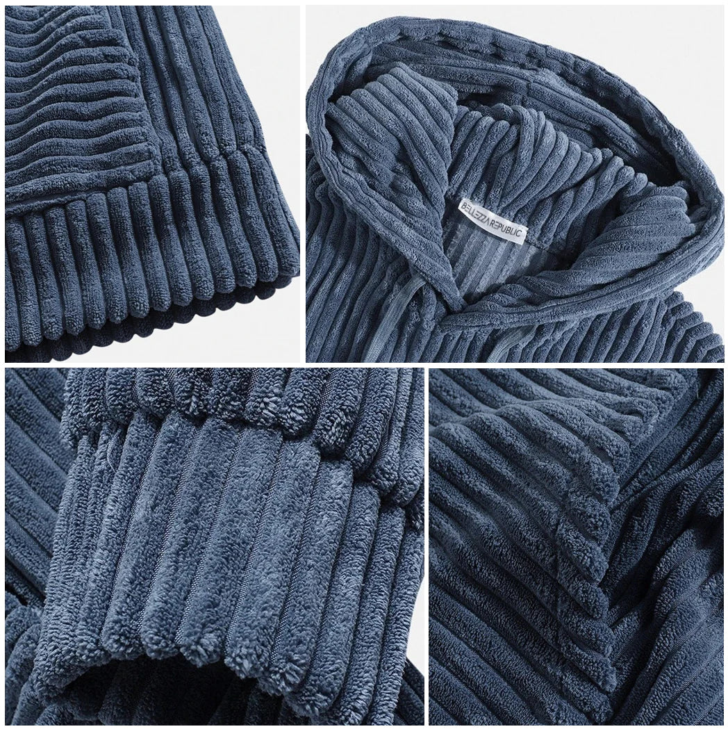 Sweat à capuche en velours